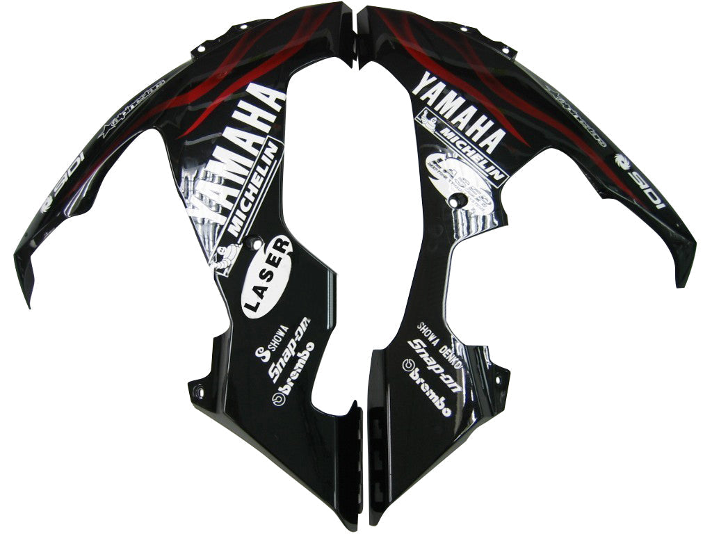 Yamaha YZF-R1 2004-2006 čierna & Generické kapotáže Red Flame Racing