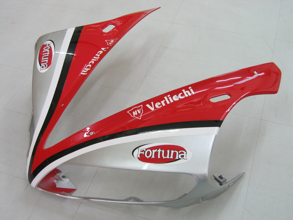 2004-2006 YZF 1000 R1 RED BORDWORD FAIRING ABS INSIME PLASTIQUES MOULÉS Set générique