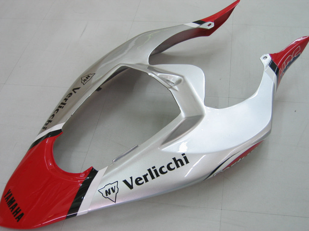2004-2006 YZF 1000 R1 RED BORDWORD FAIRING ABS INSIME PLASTIQUES MOULÉS Set générique