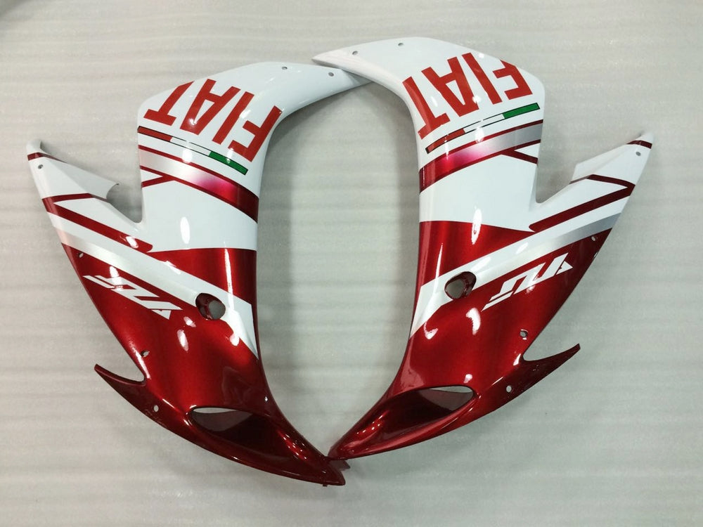 2004-2006 Yamaha YZF-R1 Red White Racing Fairings Generic
