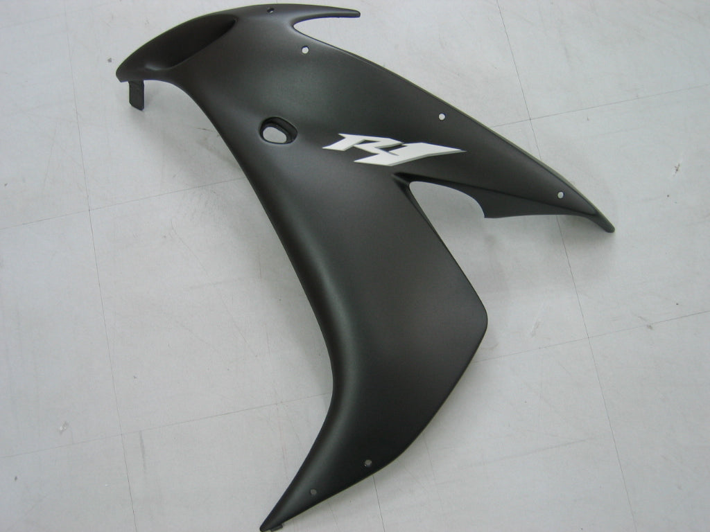 2004-2006 Yamaha YZF-R1 Contrast Black Racing Fairings Generic