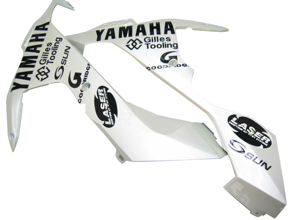 2007-2008 Yamaha YZF-R1 Carenados de carreras con apariencia de carbono blanco genéricos