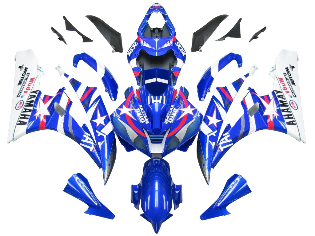 2006-2007 Yamaha YZF-R6 stroomlijnkappen Blue Star FIAT R6 Racing Generiek