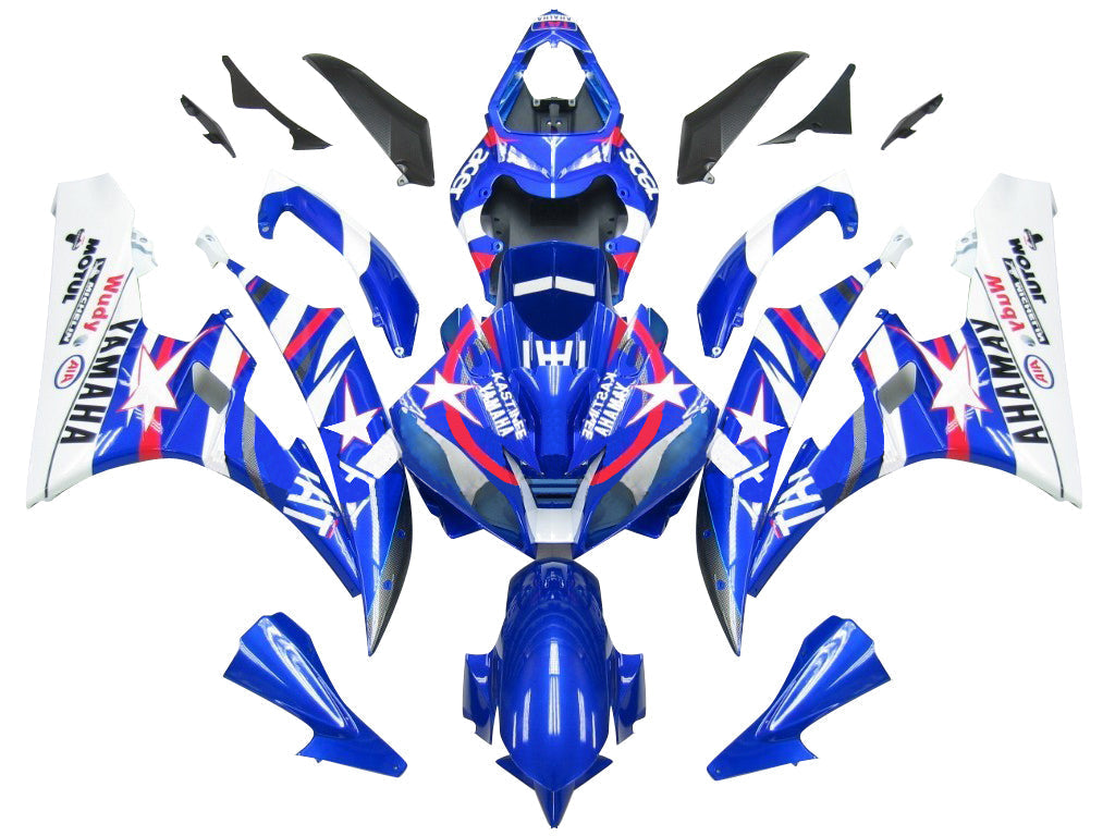 2006-2007 Yamaha YZF-R6 stroomlijnkappen Blue Star FIAT R6 Racing Generiek
