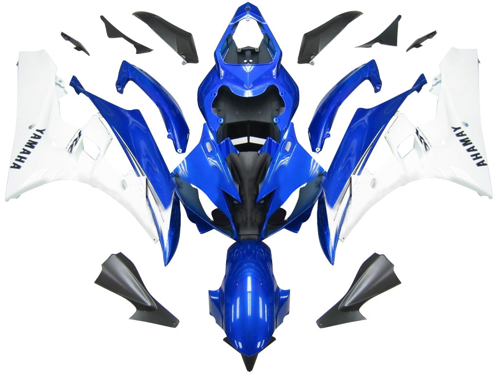 2006-2007 Yamaha YZF-R6 Fairings Blue & White R6 Racing Generic