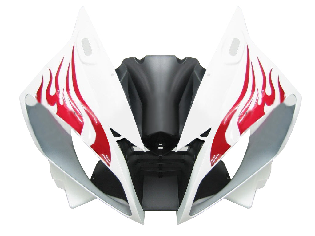 Carenados blancos para Yamaha YZF-R6 2006-2007 & Red Flame R6 Racing Genérico