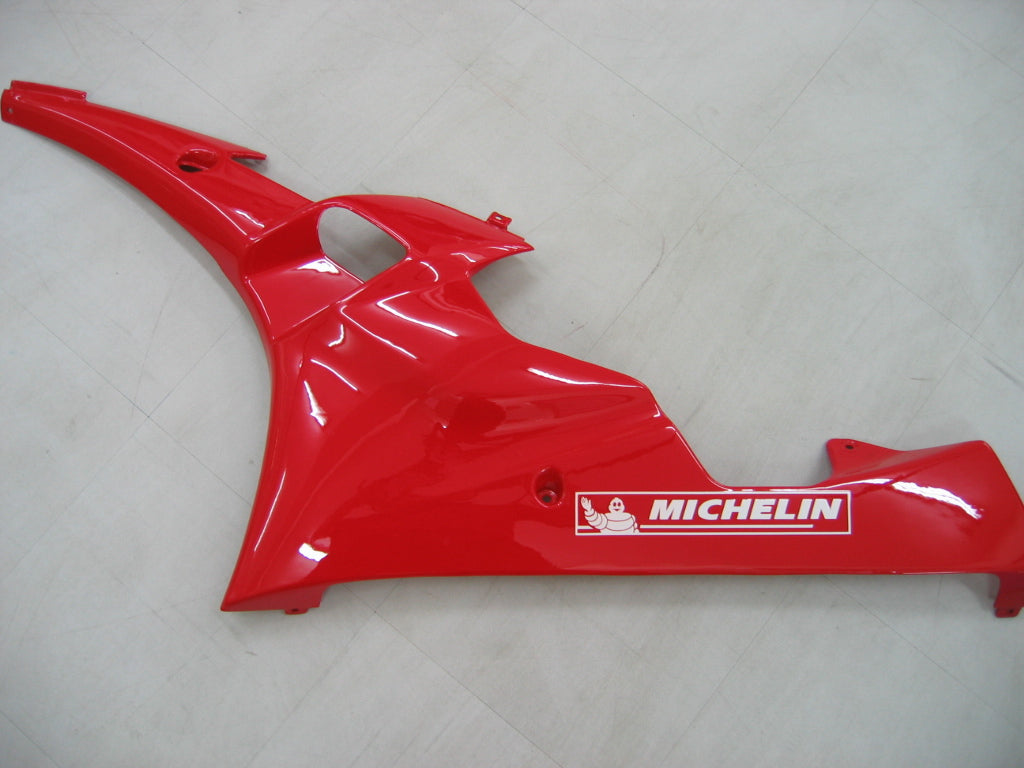 Carenados Yamaha YZF-R6 2006-2007, blanco, rojo, Michelin R6 Racing genérico