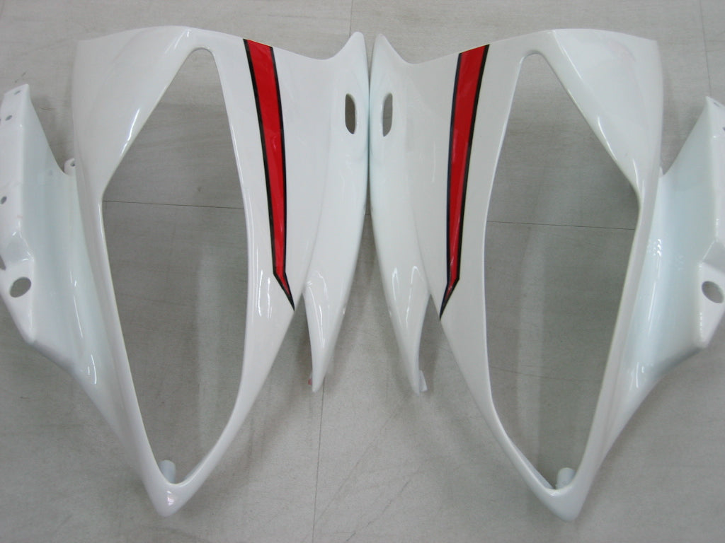 Carenados Yamaha YZF-R6 2006-2007, blanco, rojo, Michelin R6 Racing genérico