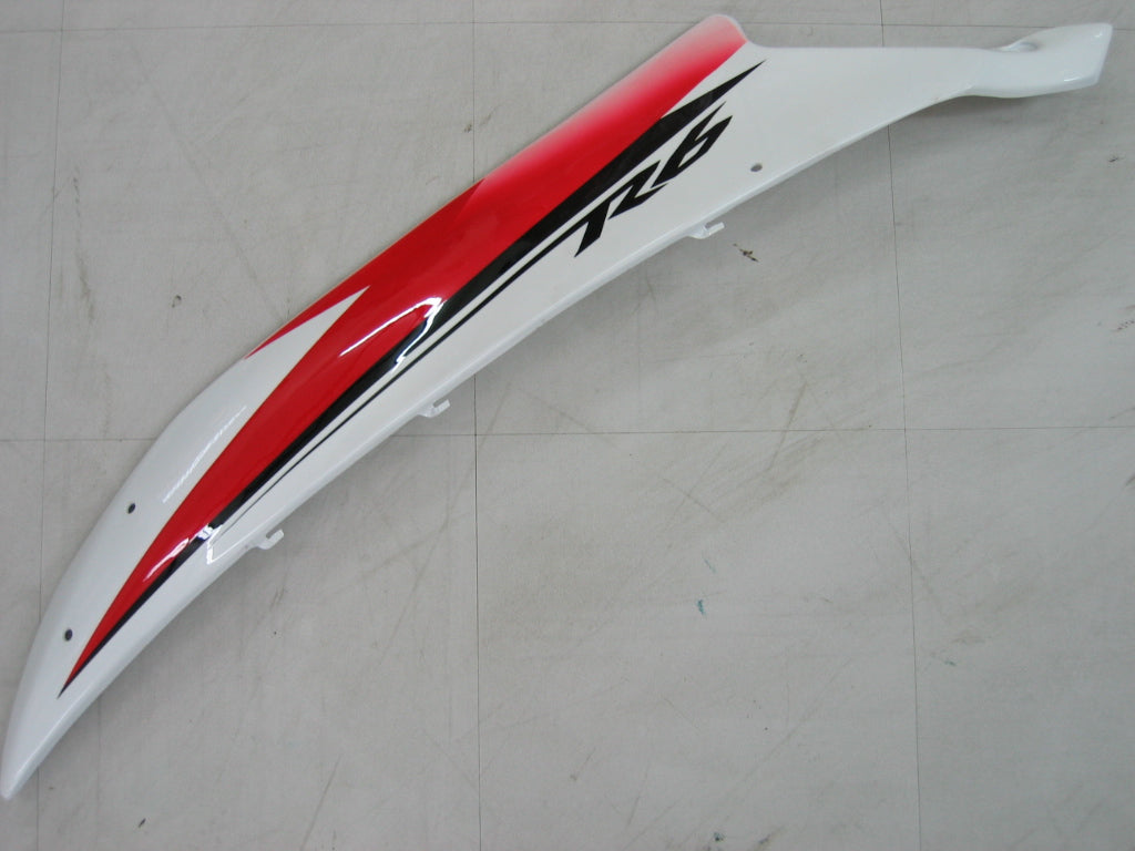 Carenados Yamaha YZF-R6 2006-2007, blanco, rojo, Michelin R6 Racing genérico