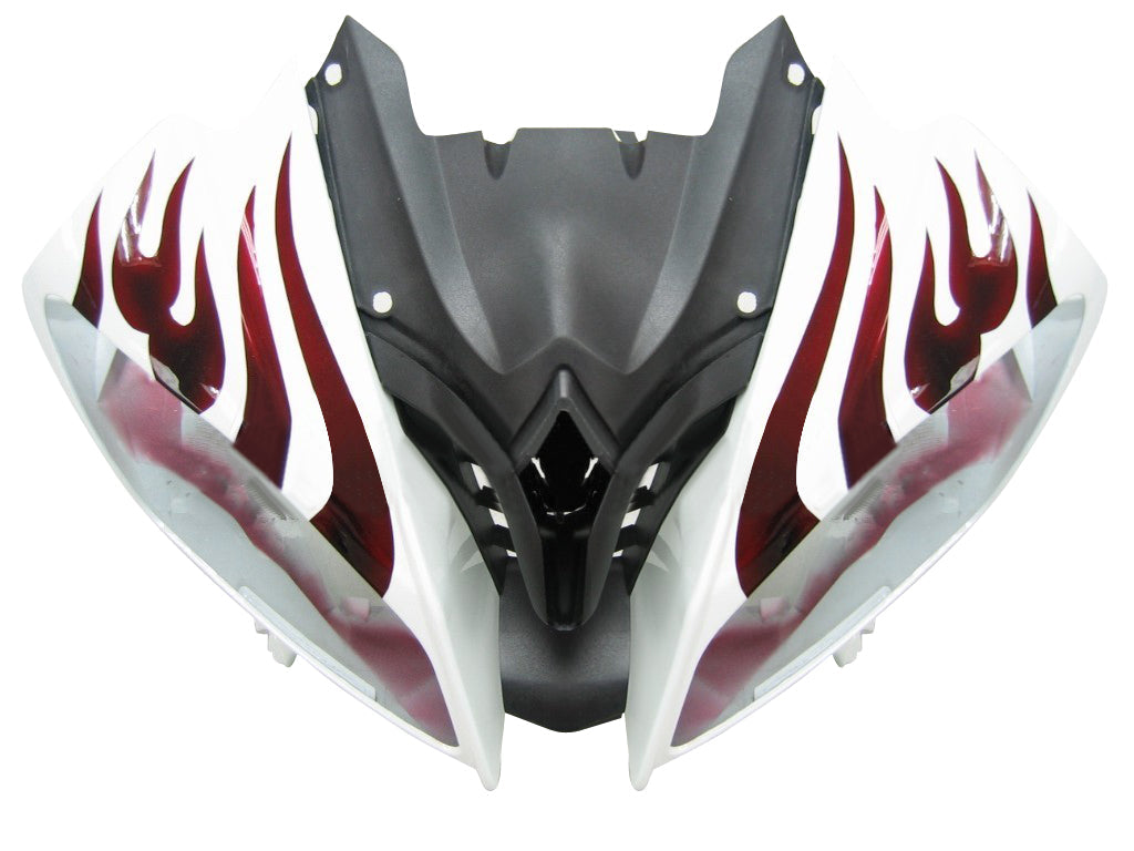 2008-2016 Yamaha YZF-R6 Kuipen Wit & Red Flame R6 Racing Generiek