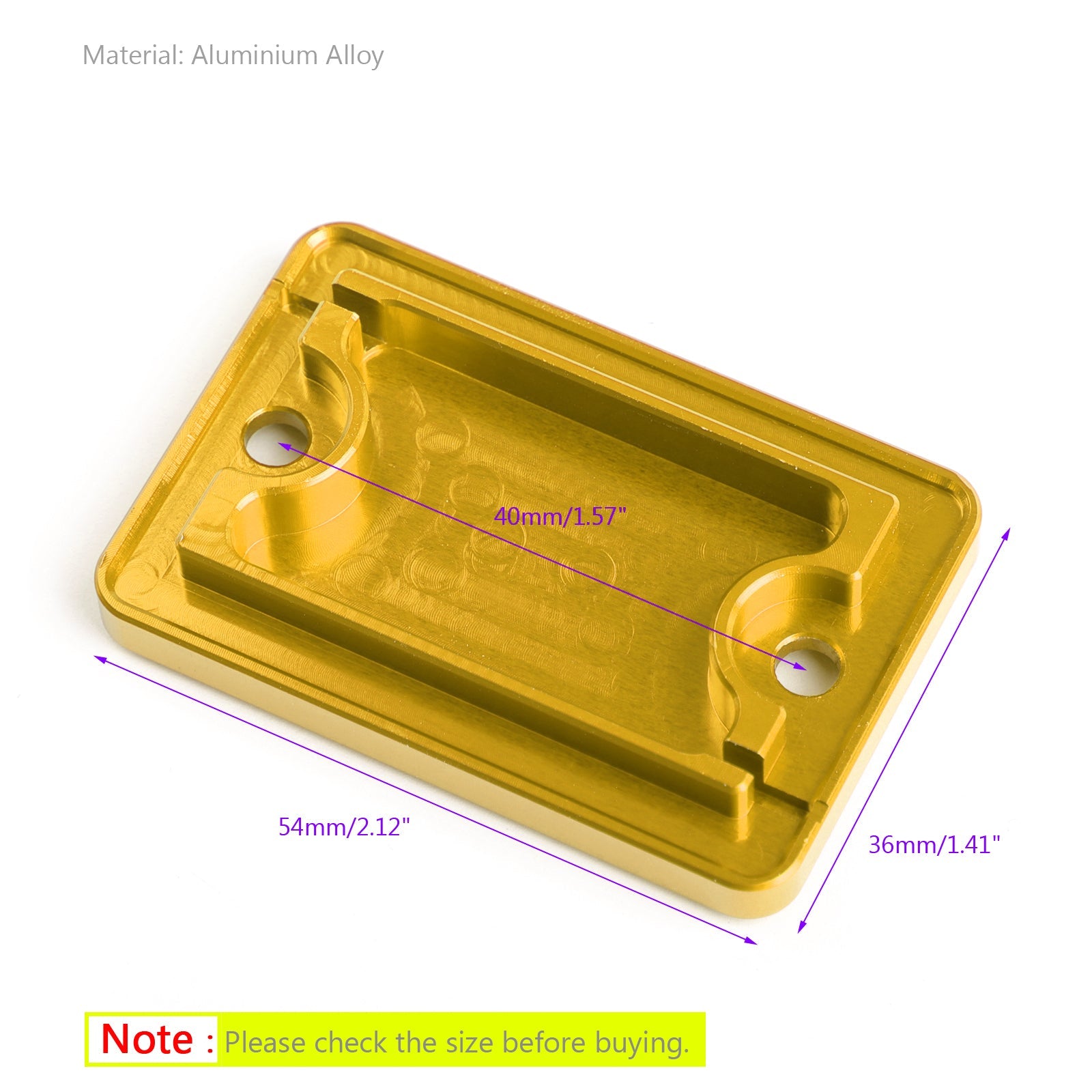CNC foran/bak bremsevæske reservoarhette for Honda CRF1000L Africa Twin CRF250 Generisk