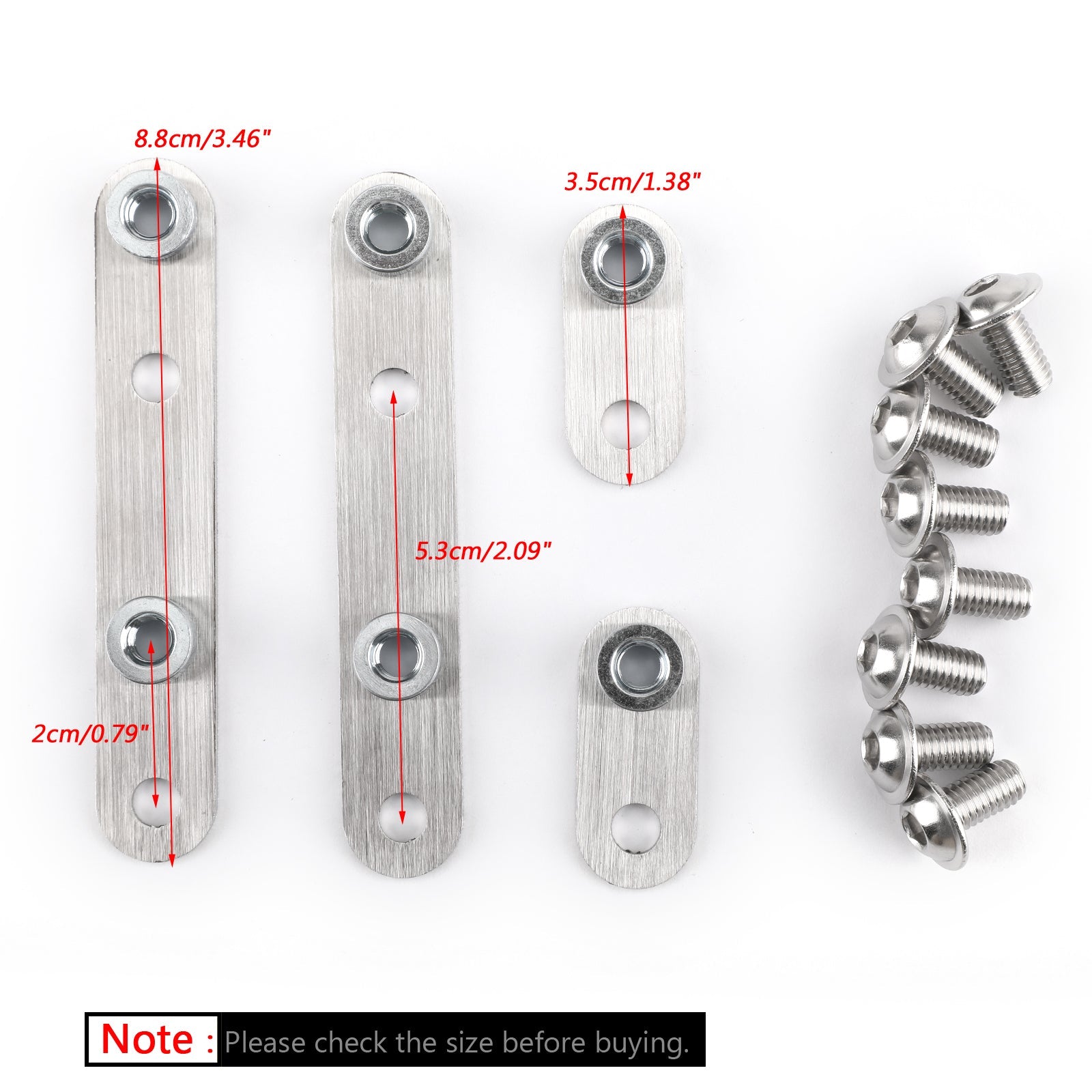 Rustfritt stål foran Fender Riser Lift Kit for Honda CRF1000L Africa Twin 2016-2018 Generic