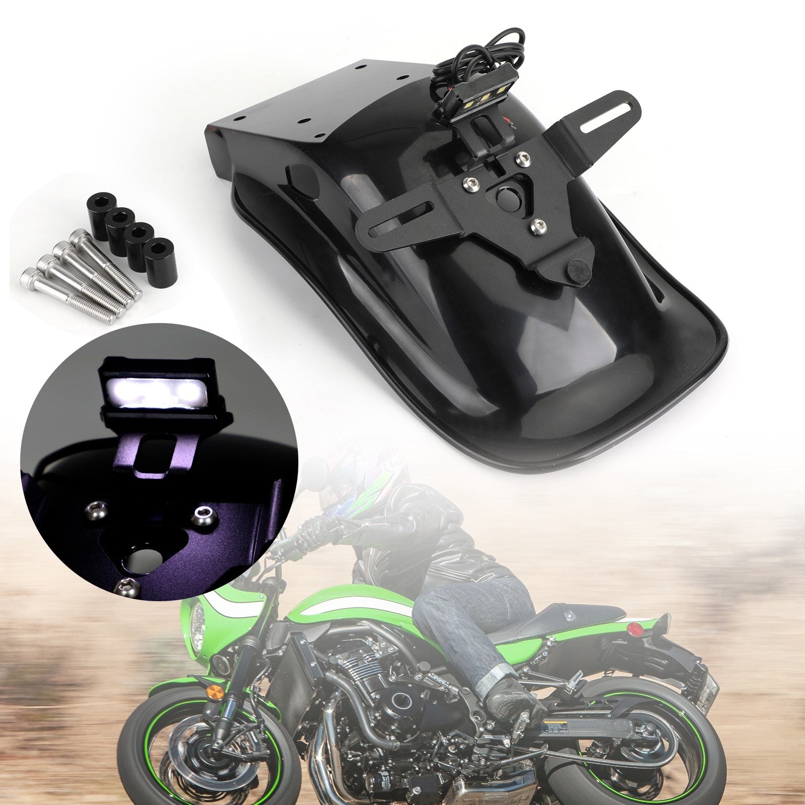 Garde-boue arrière ABS pour moto, pour Kawasaki Z900 RS z900rs café 2018 – 2022 générique