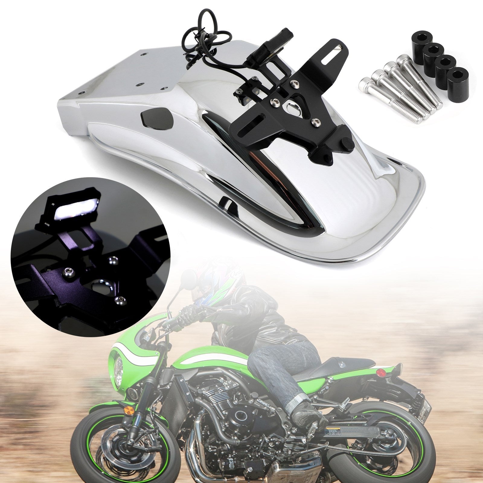 Garde-boue arrière ABS pour moto, pour Kawasaki Z900 RS z900rs café 2018 – 2022 générique