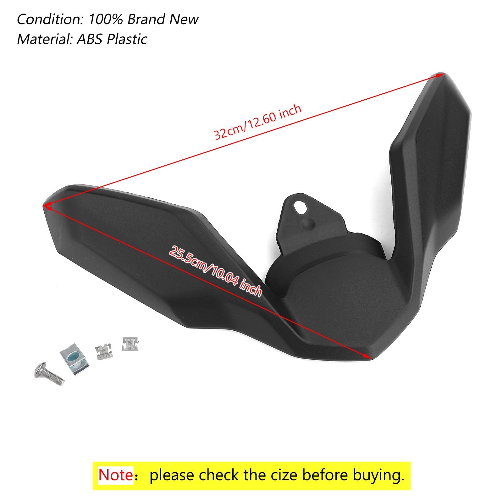 Motocicleta Fender Fender Bico Extensão Tampa para BMW R1200GS LC 2017-2019 genérico