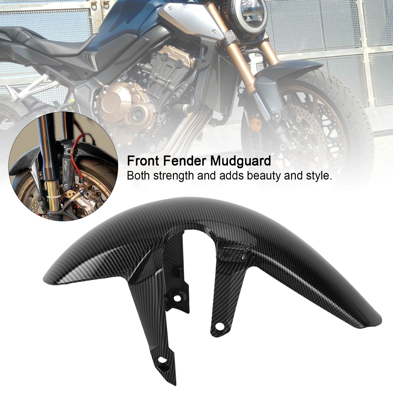 2019-2021 Honda CB650R / CBR650R ABS Front Fender Mudguard