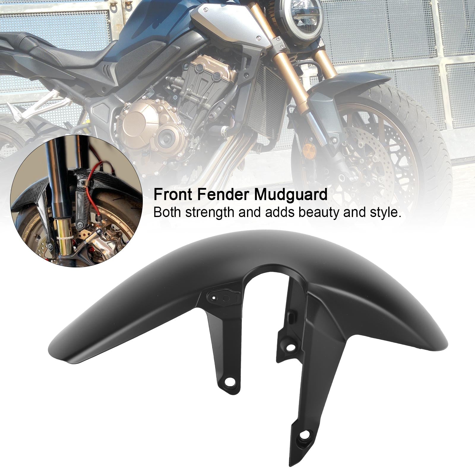 2019-2021 Honda CB650R / CBR650R ABS Front Fender Mudguard