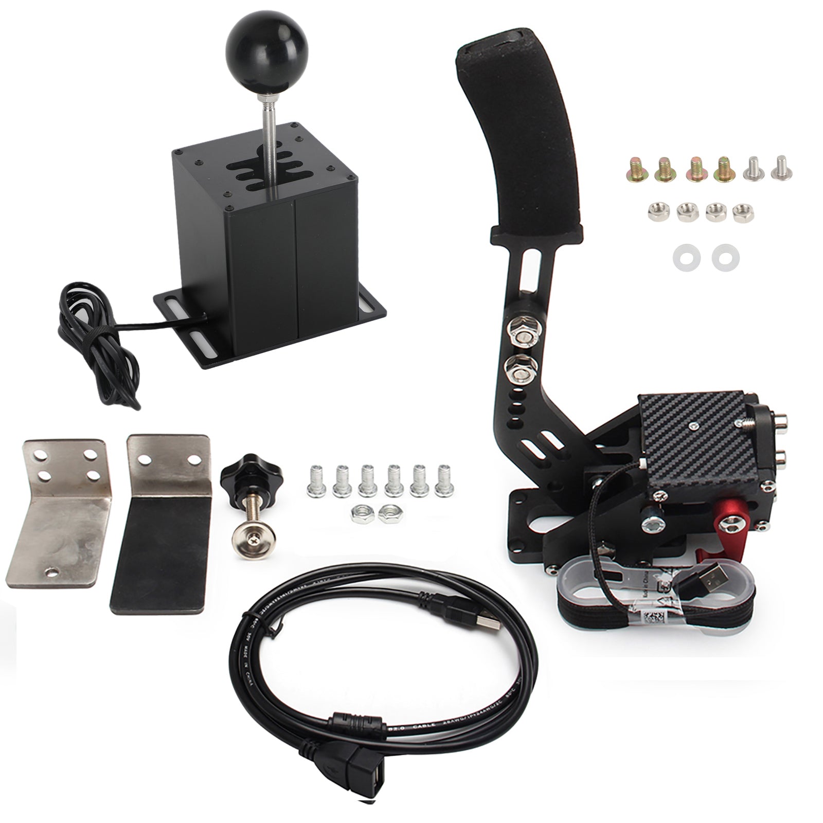 USB ručná brzda so svorkou a radom h pre Logitech G29 Racing