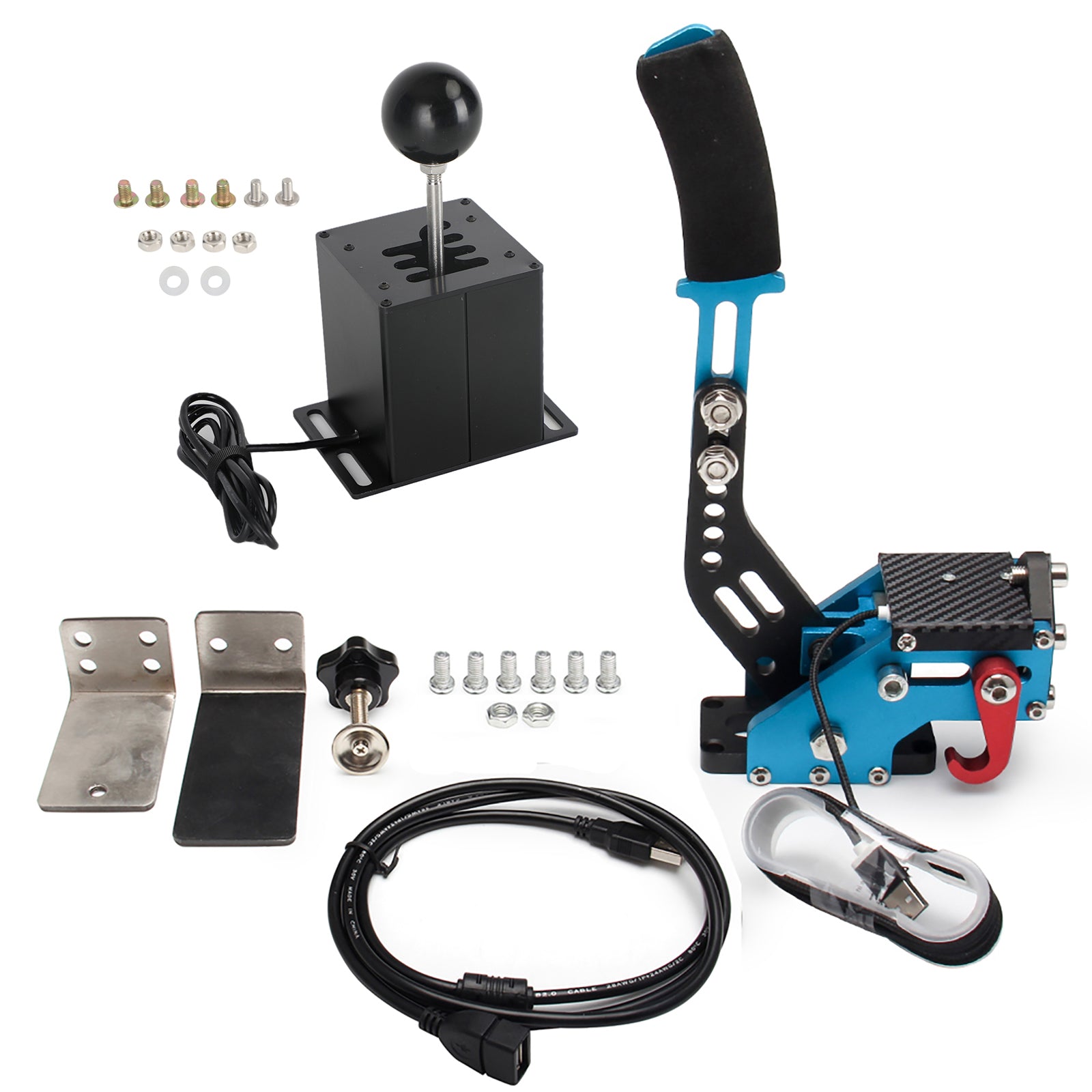 USB ručná brzda so svorkou a radom h pre Logitech G29 Racing