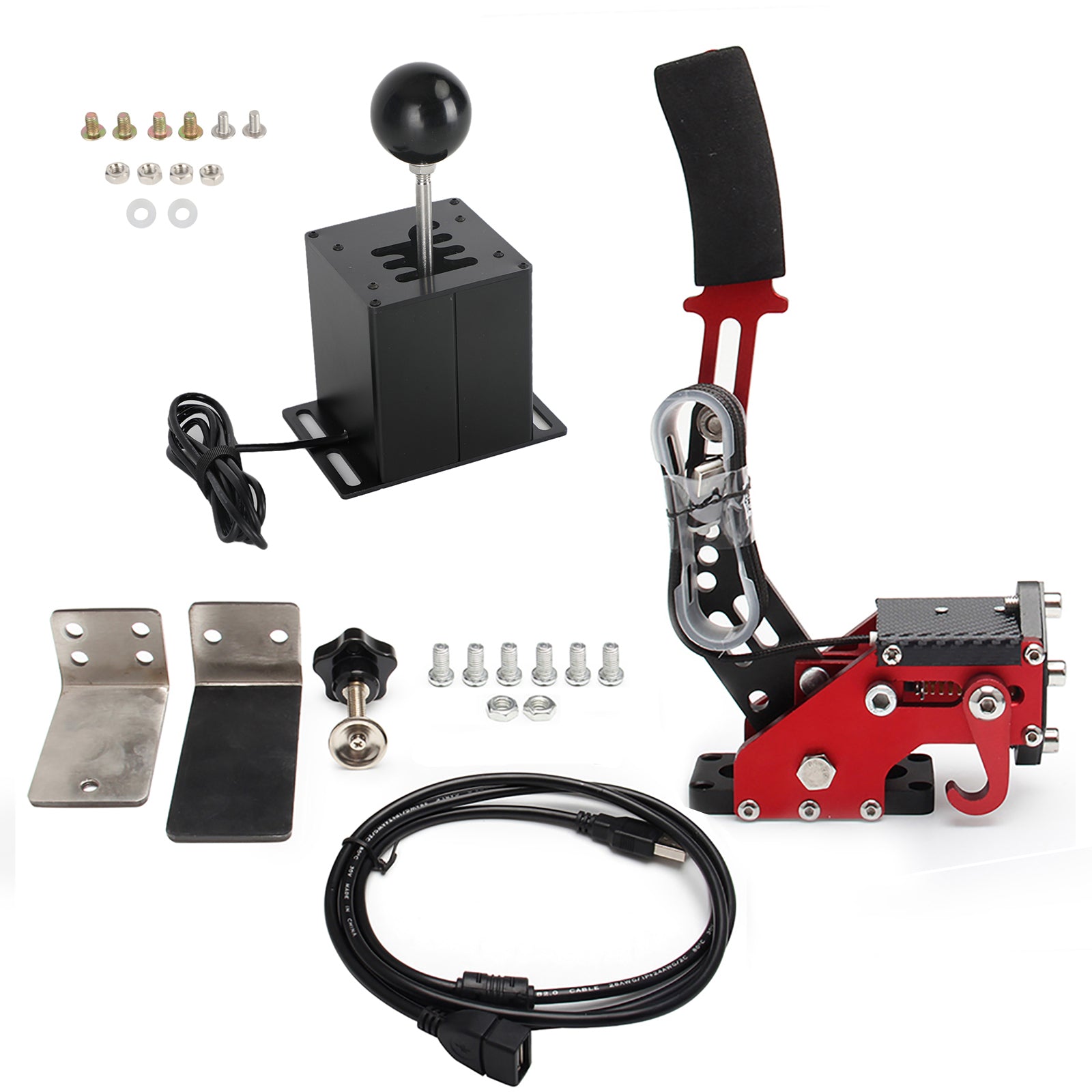 USB ručná brzda so svorkou a radom h pre Logitech G29 Racing