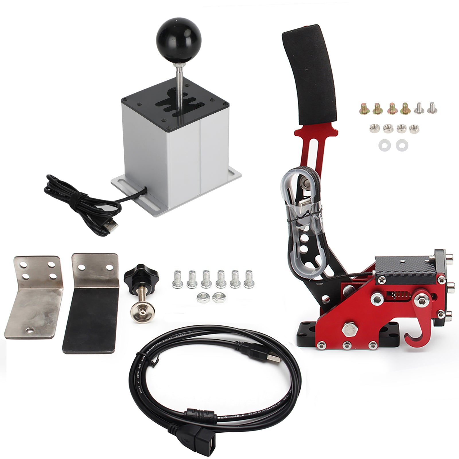 USB ručná brzda so svorkou a radom h pre Logitech G29 Racing