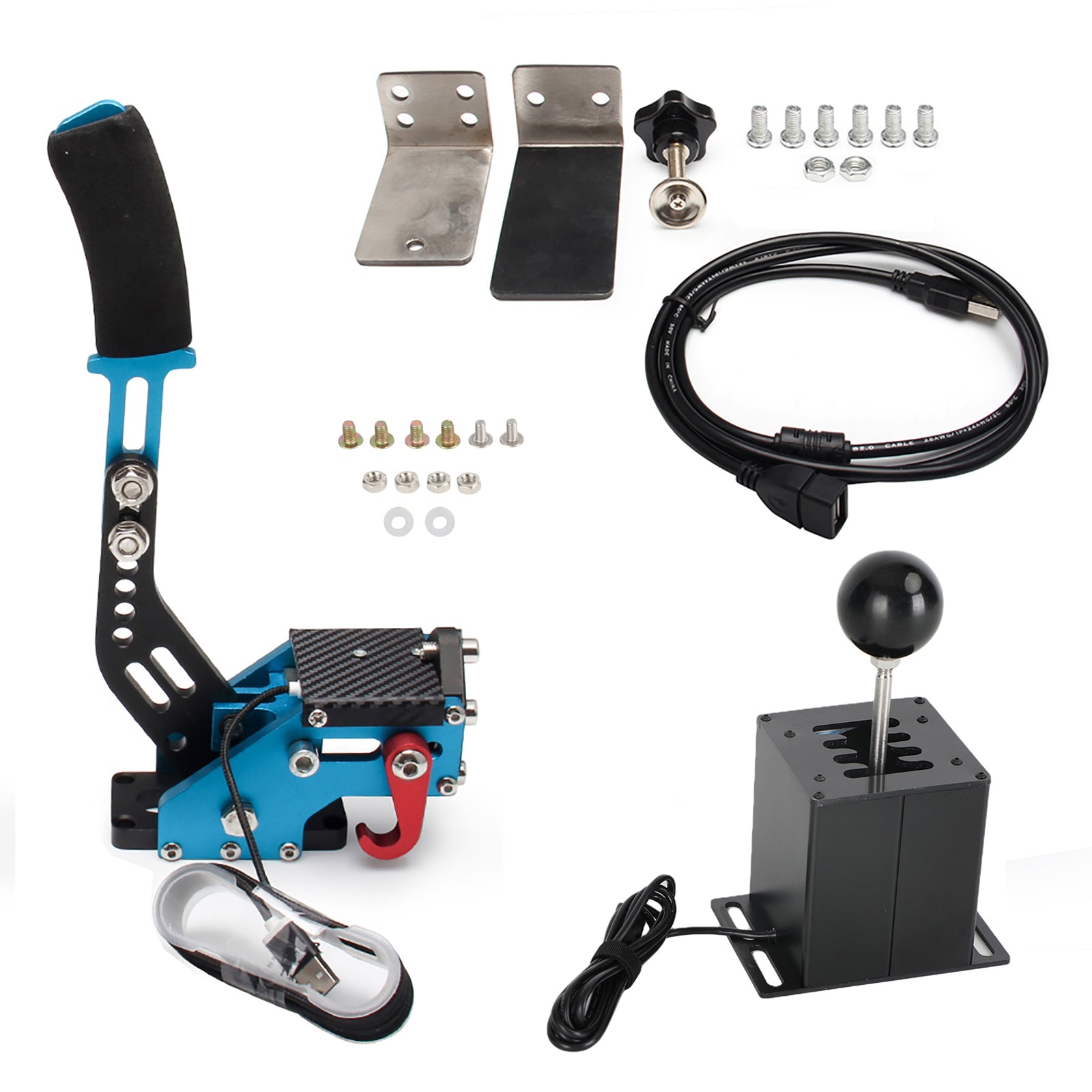 USB ručná brzda so svorkou a radom h pre Logitech G29 Racing