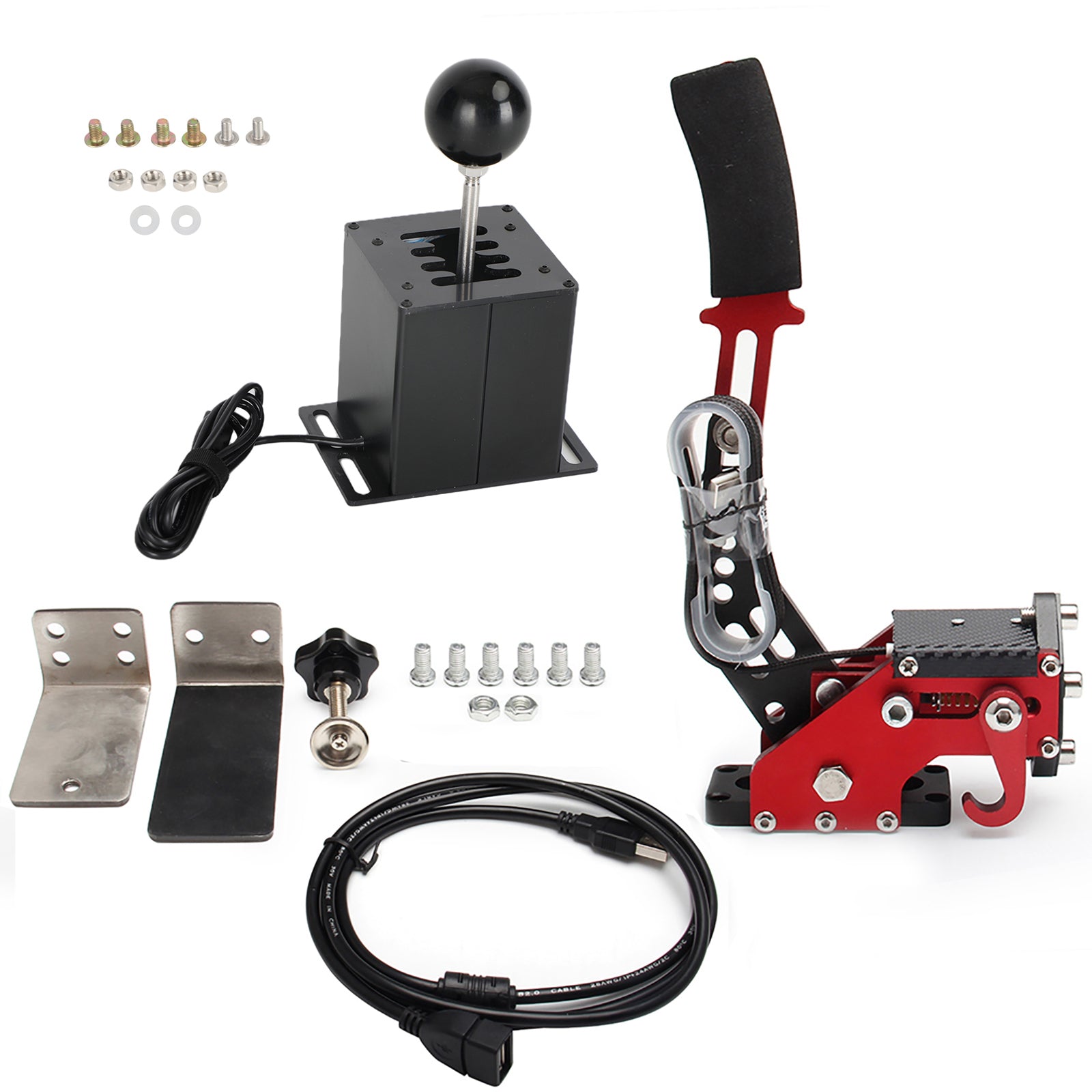 USB ručná brzda so svorkou a radom h pre Logitech G29 Racing