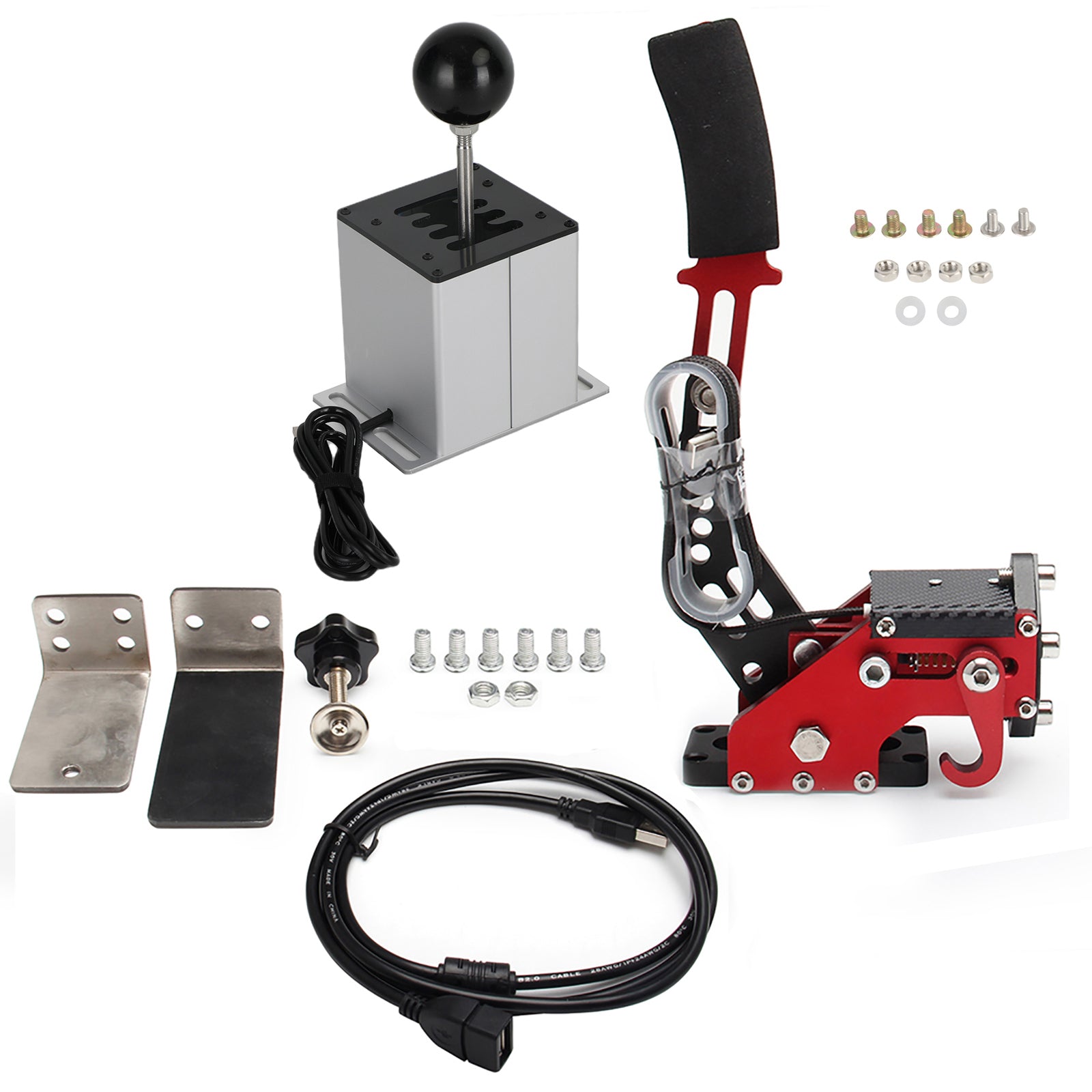 USB ručná brzda so svorkou a radom h pre Logitech G29 Racing