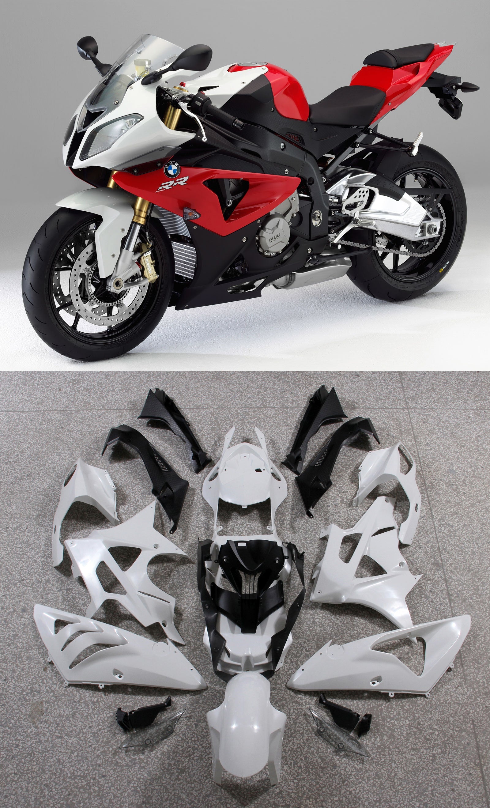 2009-2014 BMW S1000RR Bodywork Fairing ABS Injection Molding 10# Generic