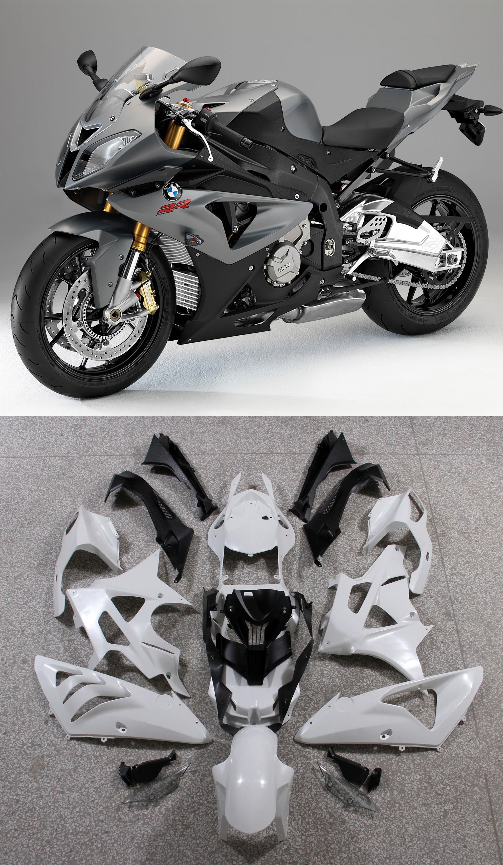 2009-2014 BMW S1000RR Moldagem de injeção ABS de carpintaria S1000RR 11# genérico