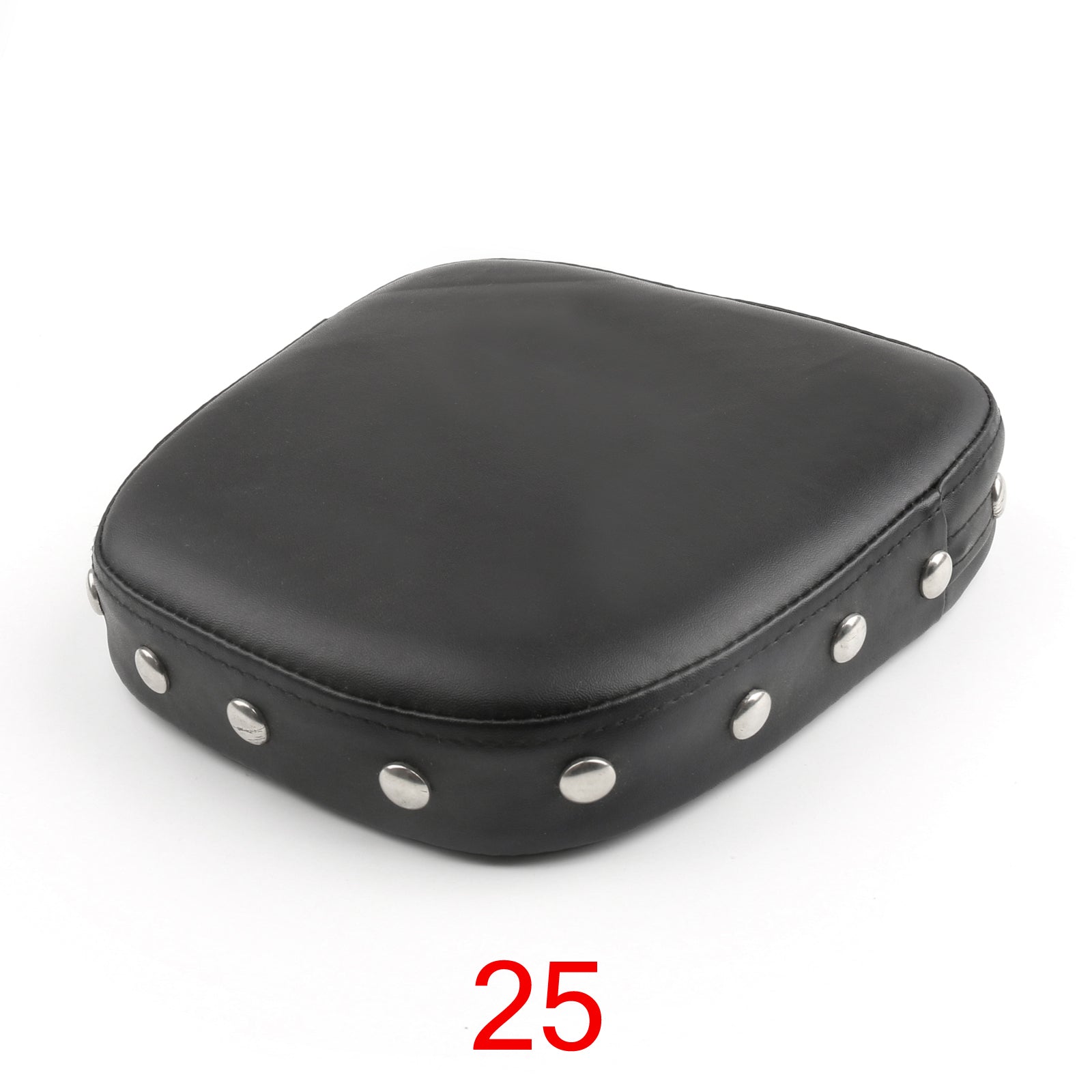 Almofada universal de backrest para Honda Kawasaki Suzuki Touring Yamaha Black Generic