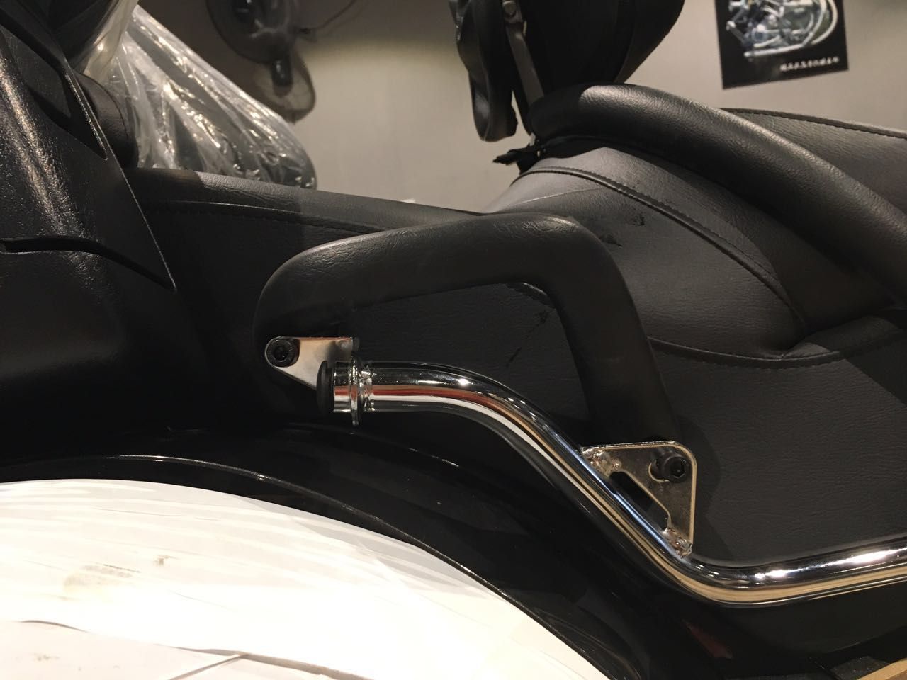 Dossier de conducteur Mustang à montage extérieur, pour Honda GL1800A GL1800 Gold Wing générique