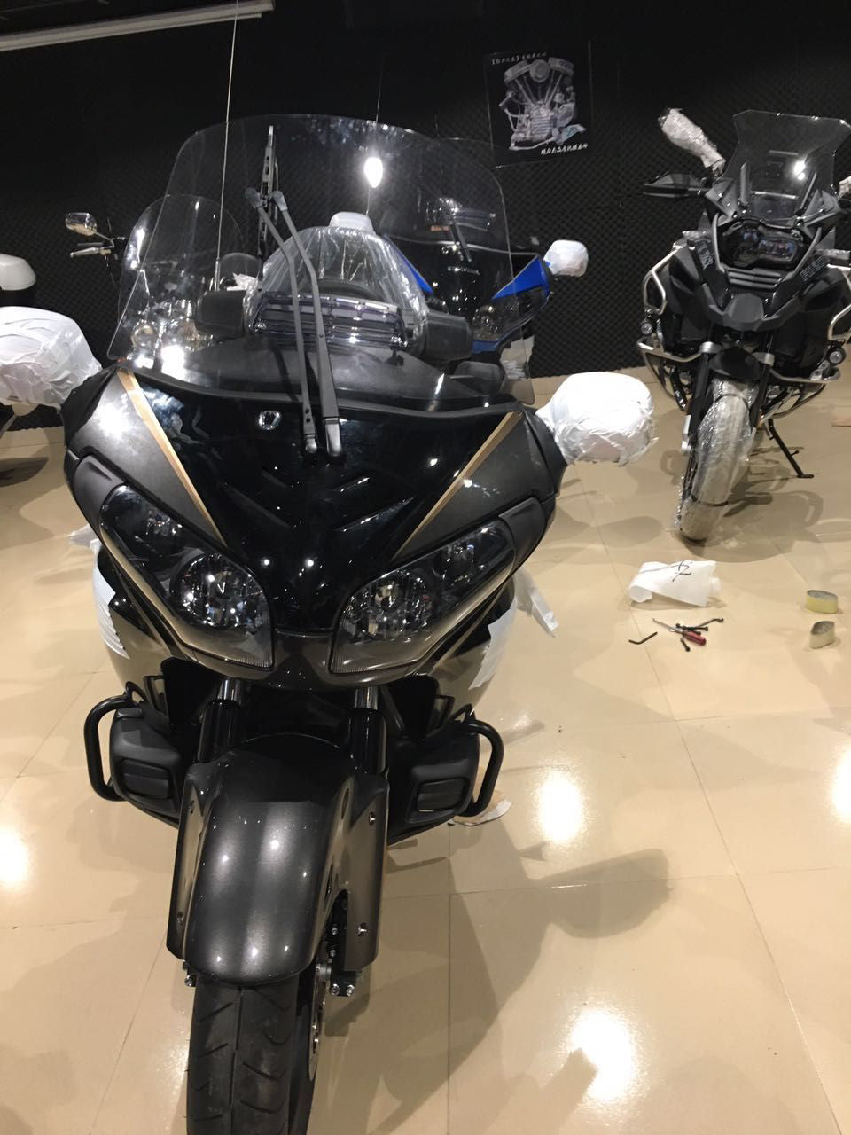 Dossier de conducteur Mustang à montage extérieur, pour Honda GL1800A GL1800 Gold Wing générique
