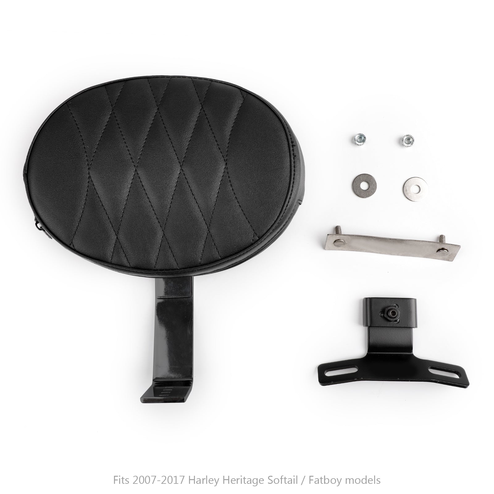 1x for Harley førersete rytter ryggstøtte tilbake hvilte fatboy arv moftail 07-17 generisk
