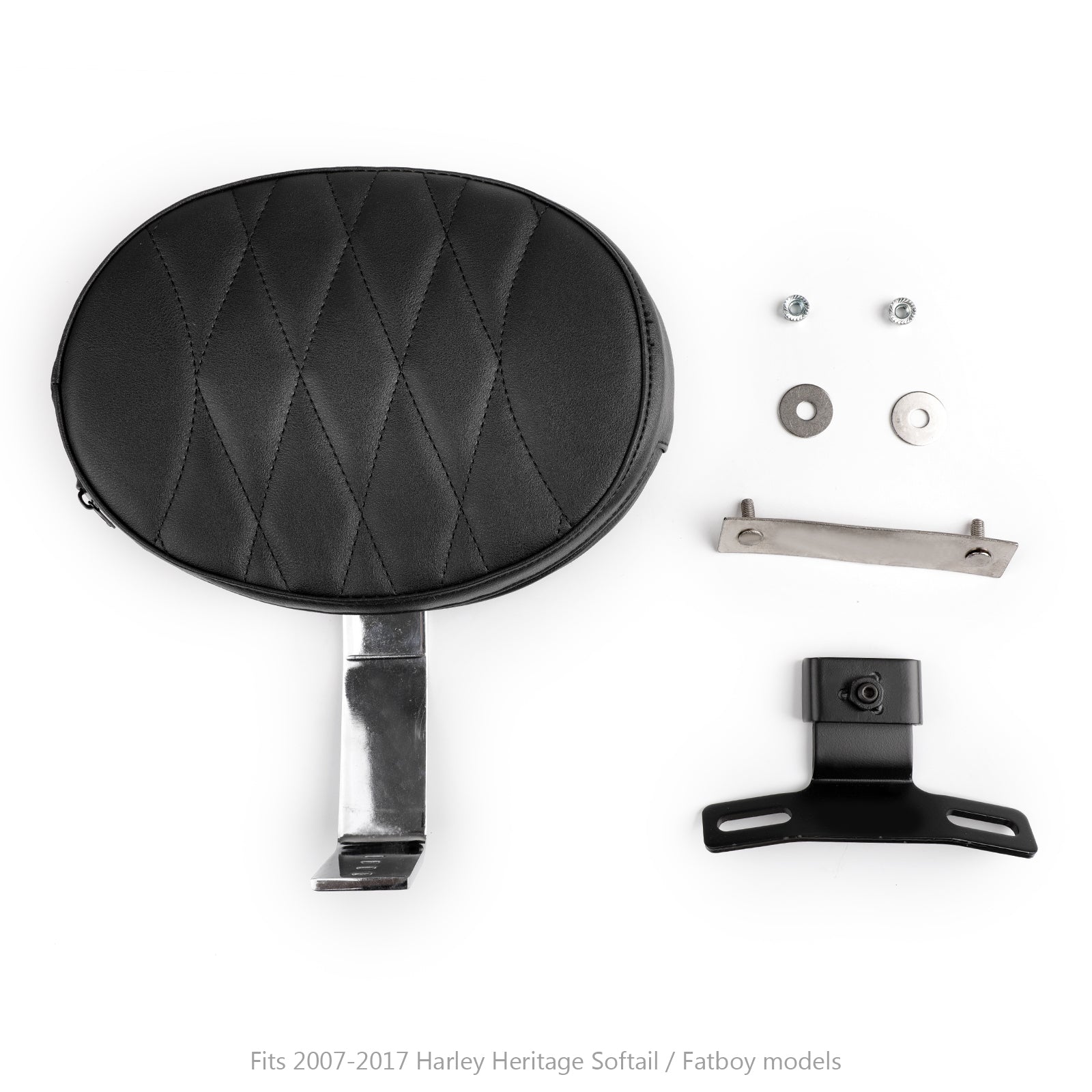 1x for Harley førersete rytter ryggstøtte tilbake hvilte fatboy arv moftail 07-17 generisk
