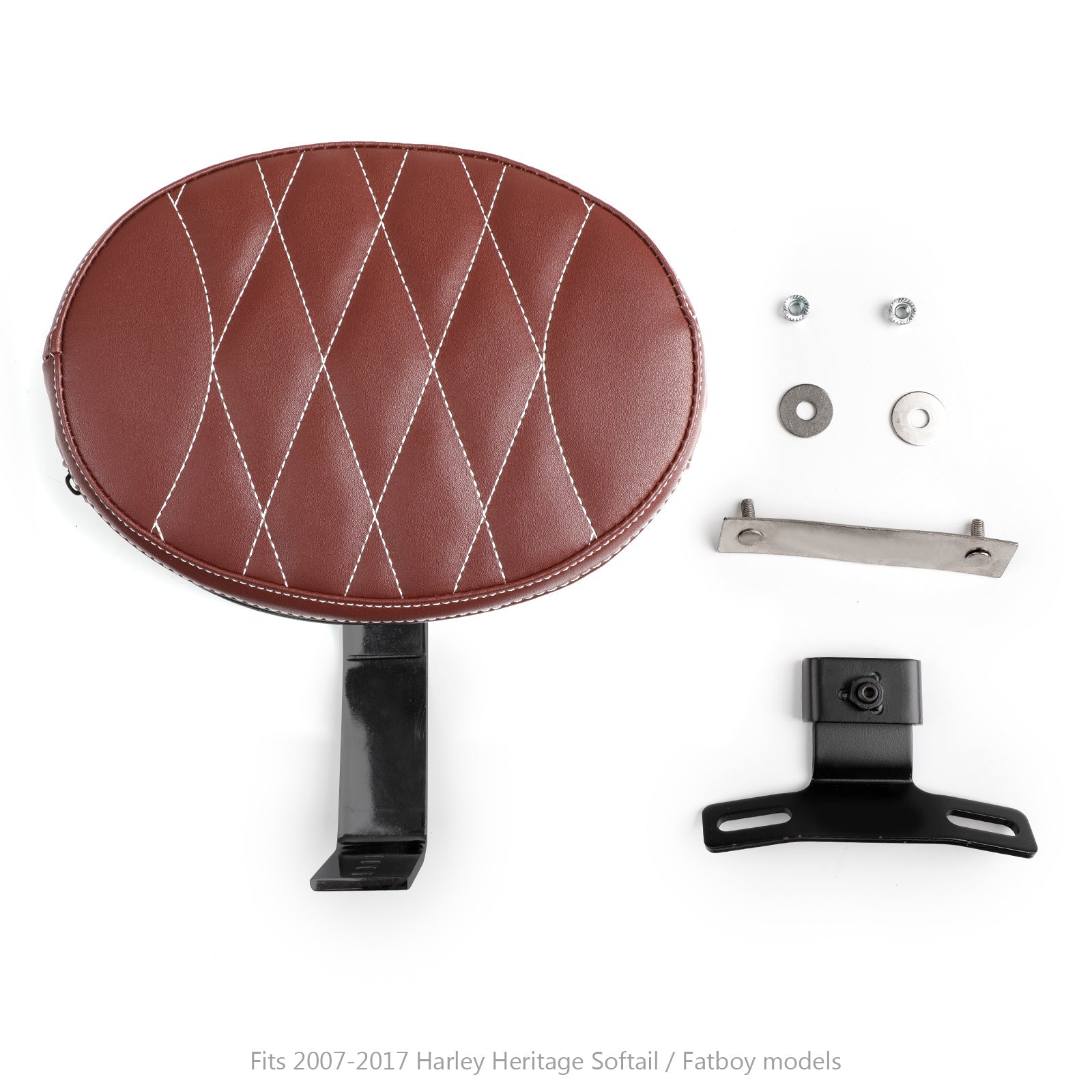 1x for Harley førersete rytter ryggstøtte tilbake hvilte fatboy arv moftail 07-17 generisk