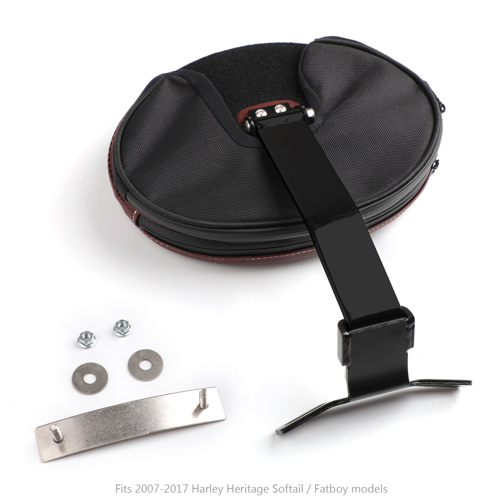 1x for Harley førersete rytter ryggstøtte tilbake hvilte fatboy arv moftail 07-17 generisk