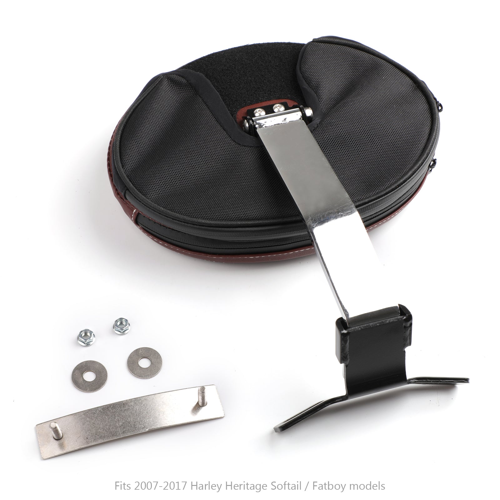 1x for Harley førersete rytter ryggstøtte tilbake hvilte fatboy arv moftail 07-17 generisk