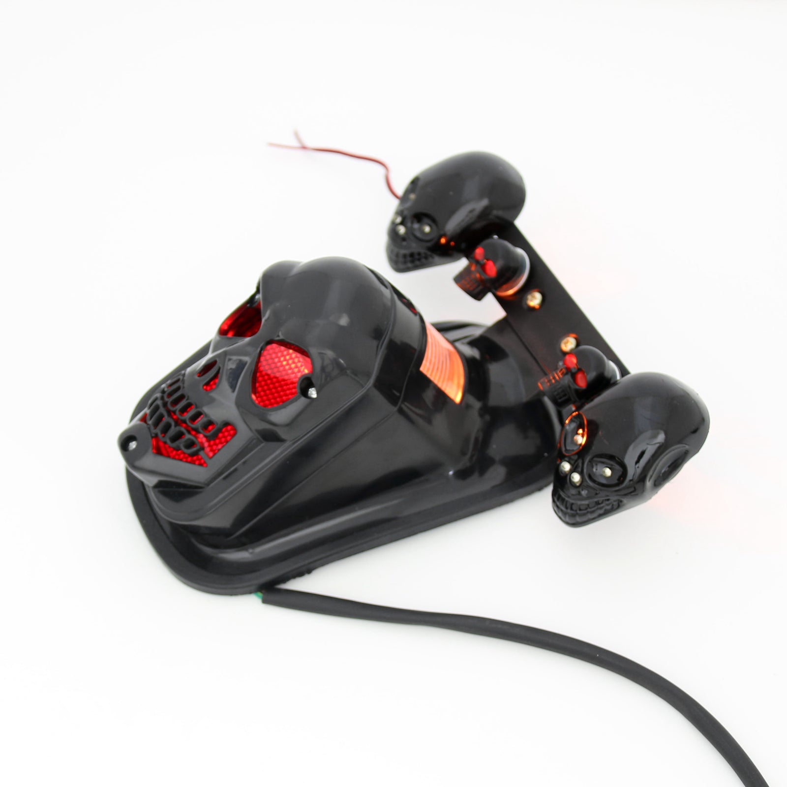 Motorsykkel Skull Signal Bakbremsestopplys for Harley Generic