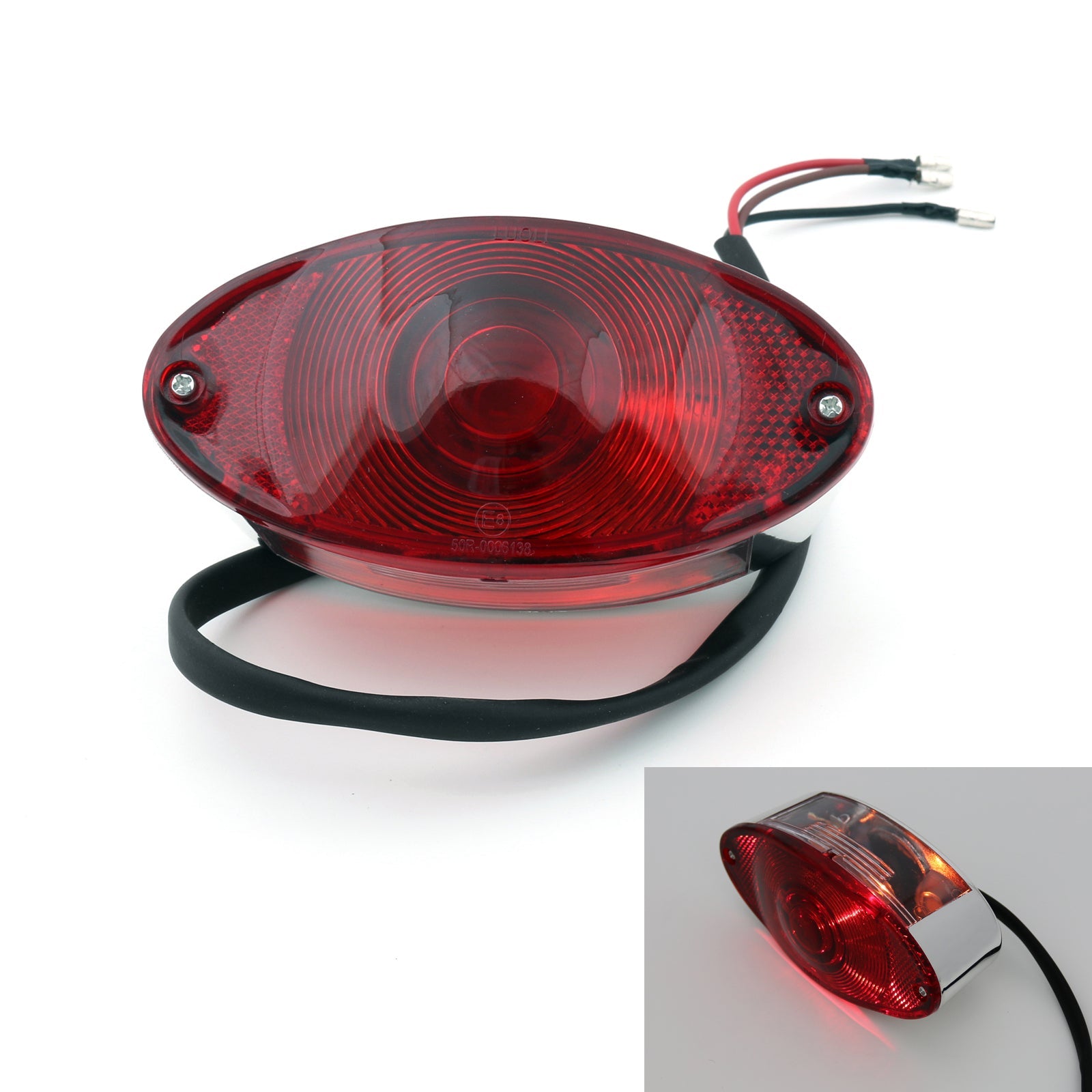 Ampoule 5W/21W pour moto, Quad, ATV, frein de course, plaque d'immatriculation, feu arrière générique