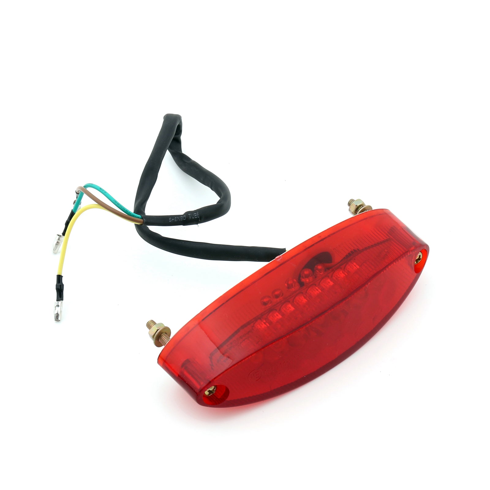 LED motorsykkel sykkelbrems løpende lisensplate baklys universell generisk