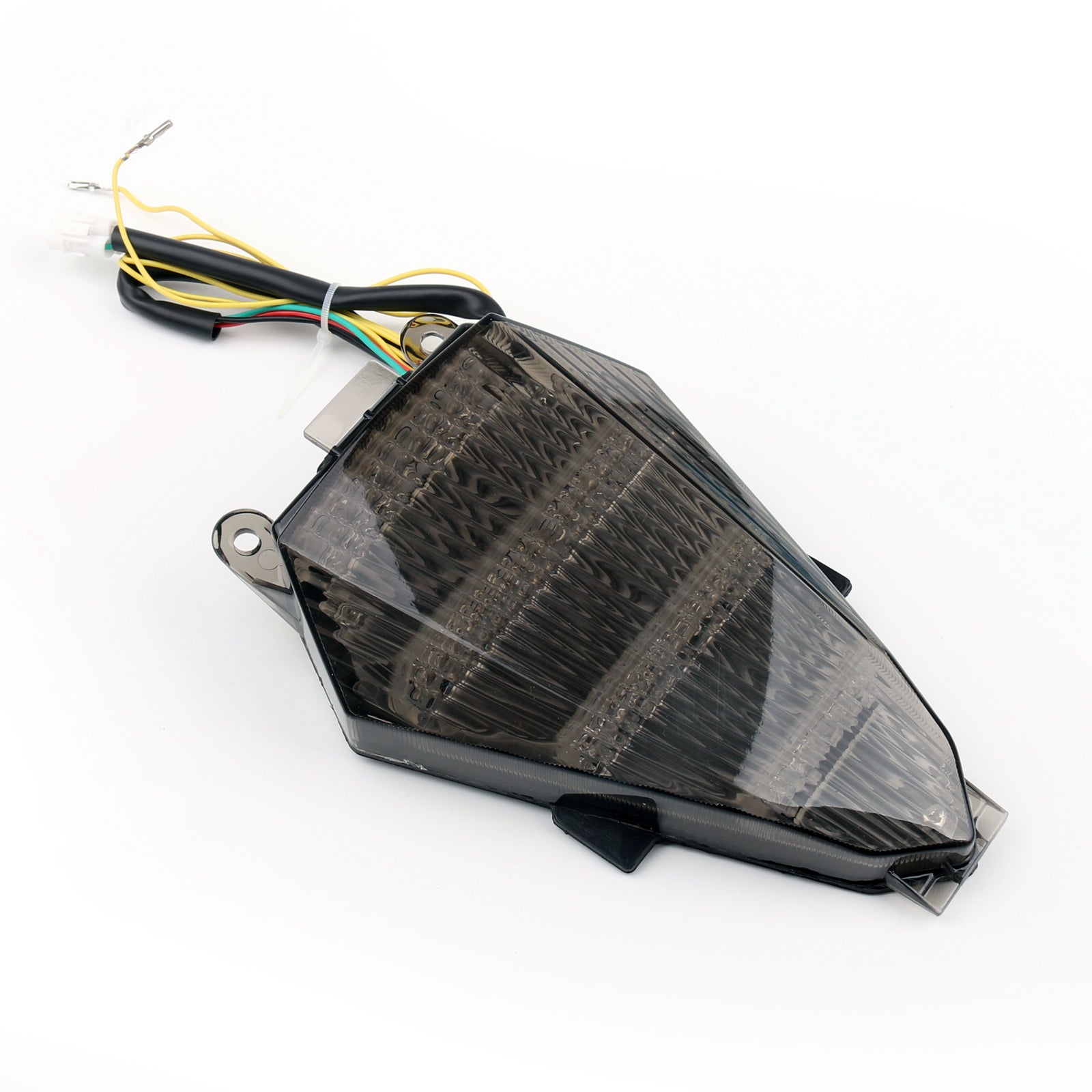 LED-bakljus integrerade blinkers för Yamaha YZF R6 2008-2014 Smoke Generic