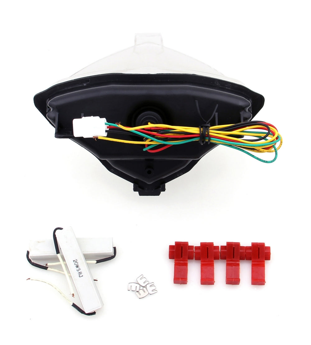 Integrert LED-baklys blinklys for Yamaha YZF R1 2004-2006 generisk