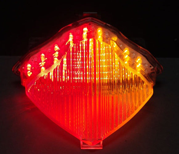 Integrert LED-baklys blinklys for Yamaha YZF R1 2004-2006 generisk