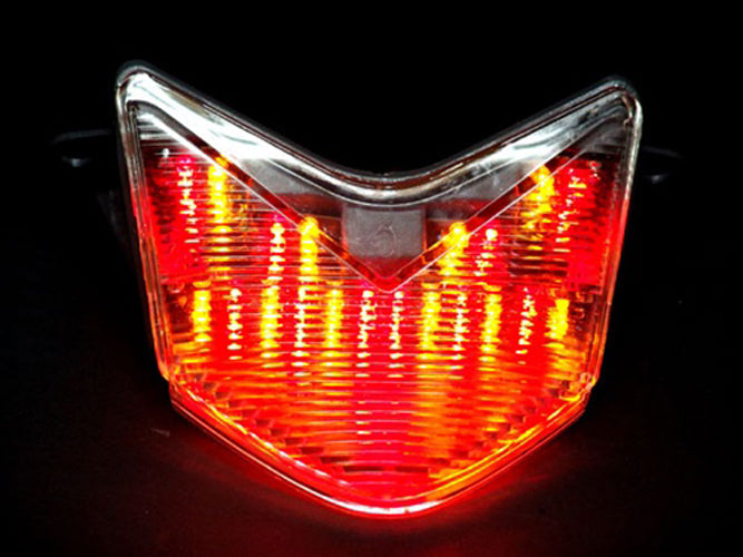 Integrerad LED-bakljus Turnsignaler för Kawasaki Ninja ZX10/ZX10R 2004-2005 Generic