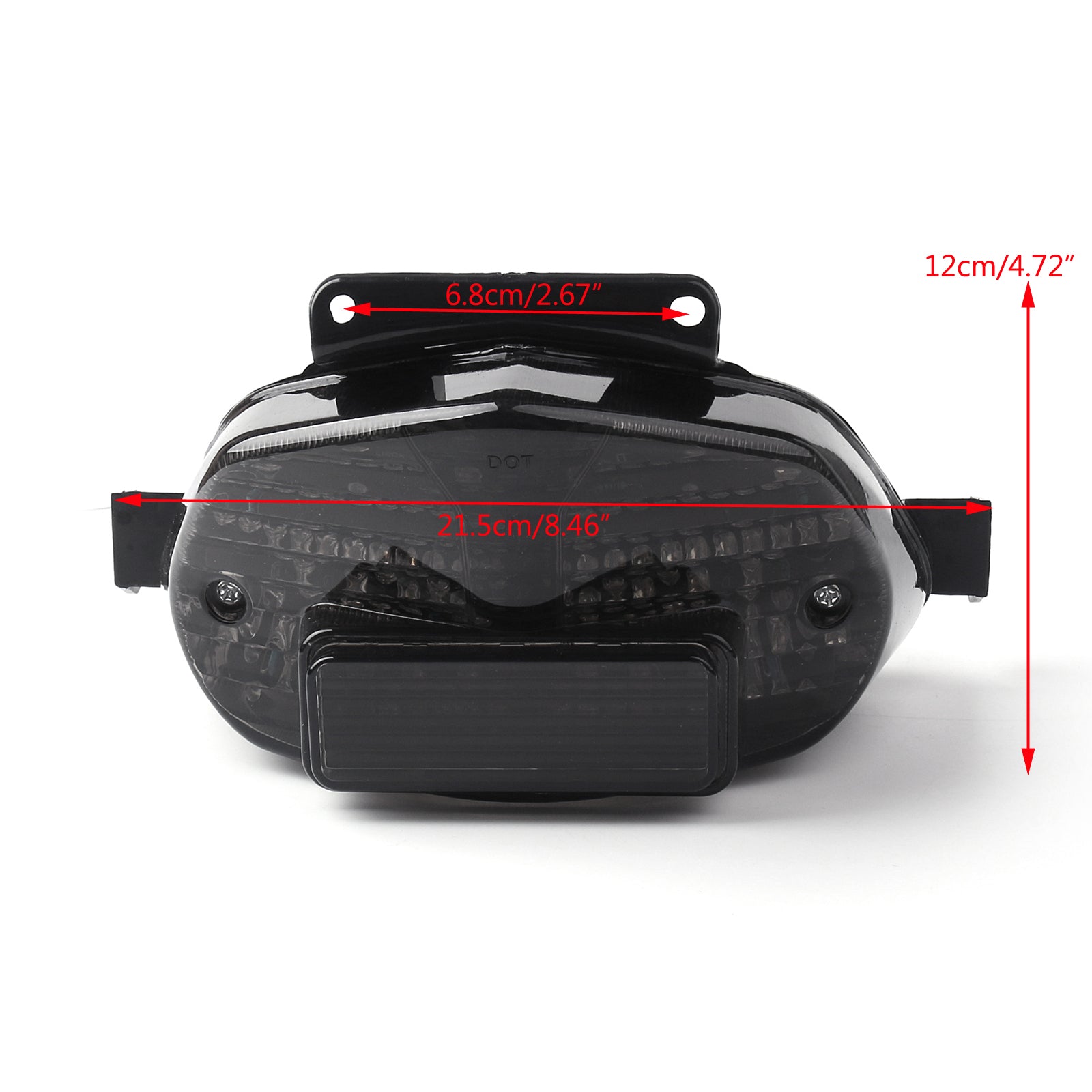 Feu arrière à LED intégré pour Suzuki GSXR 600/750 (00-03) GSXR1000 (01-02) 2 couleurs génériques