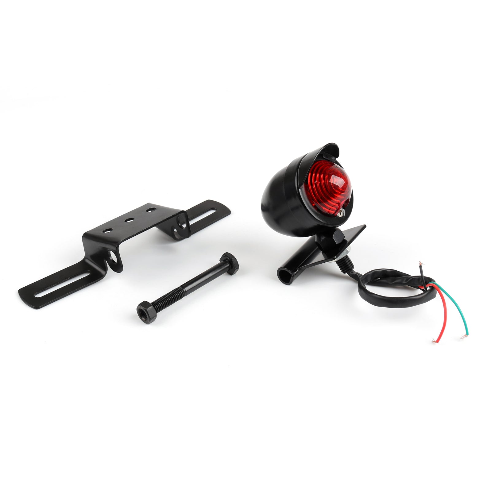 Motorcycle Brake Stop Achterlicht Achterlicht Indicator Signaallamp, 2 kleuren Generiek