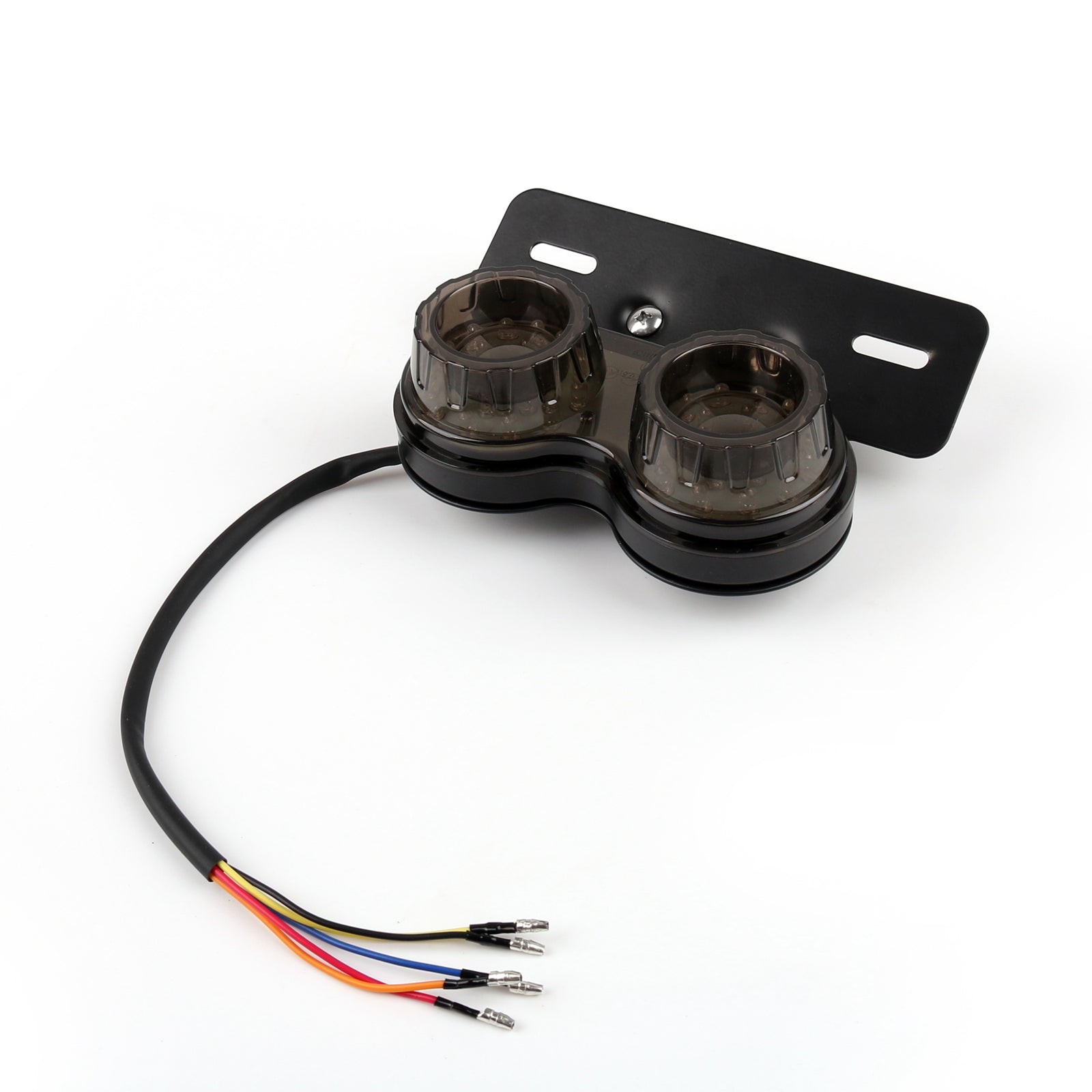 Motorsykkel LED baklys bremsindikator lysnummerplate 12v, 2 farger generisk