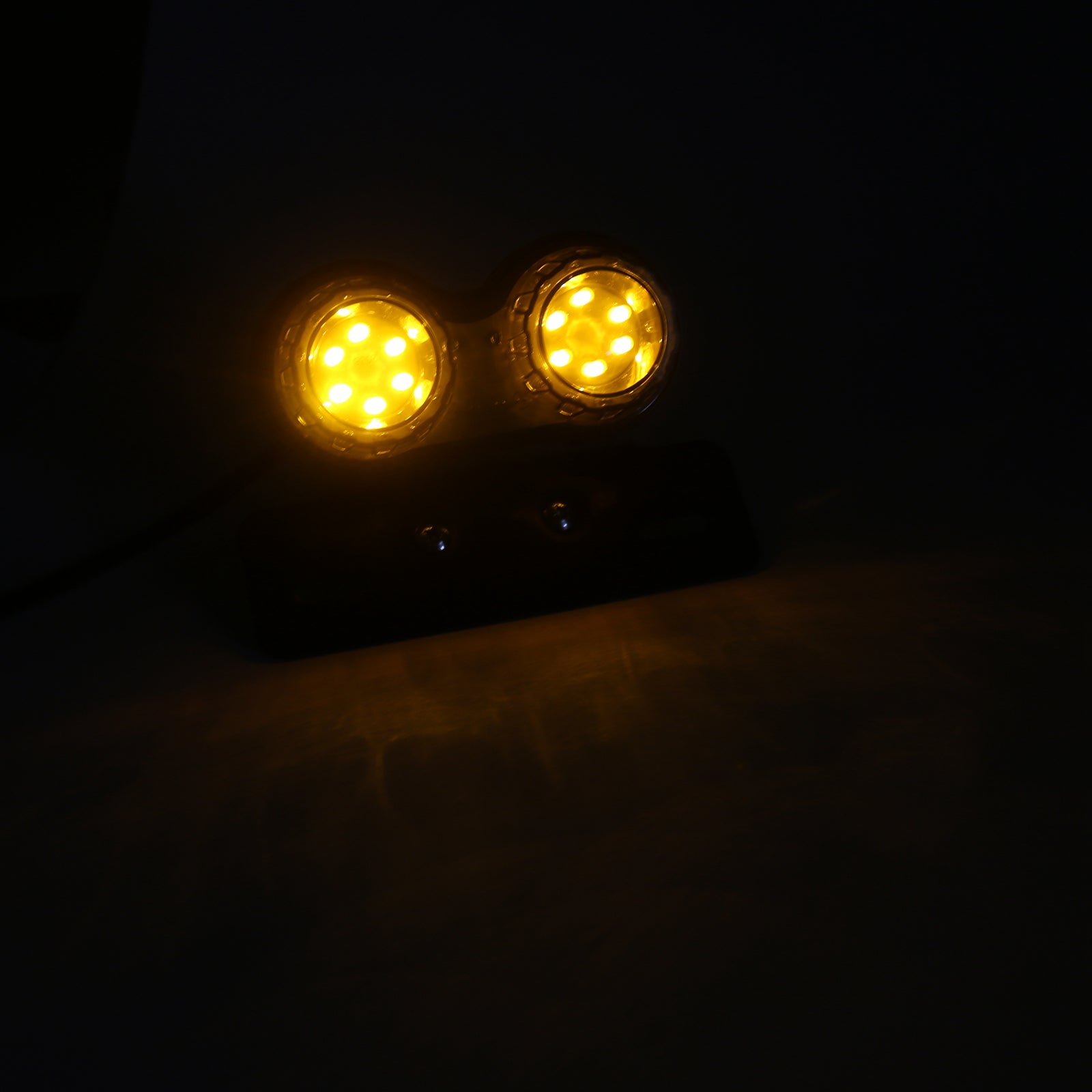 Motorsykkel LED baklys bremsindikator lysnummerplate 12v, 2 farger generisk