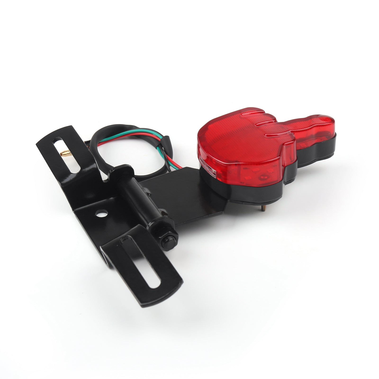 Middle Fing Led Break Tail Light Taillamp W/Plate pre Harley Chopper Bobbe, 2 farebné generické